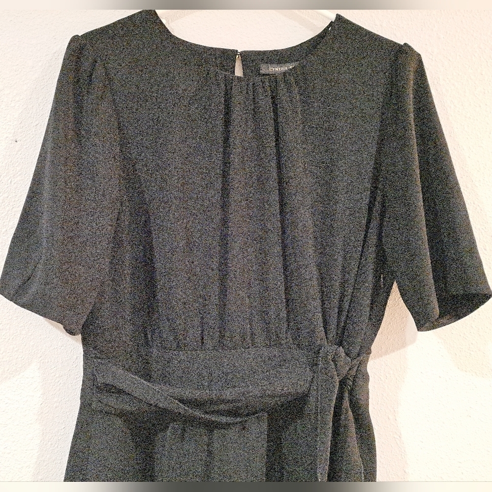 Cynthia Steffe COCKTAIL Black Dress size 12 - Picture 3 of 7